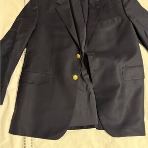 Lauren Ralph Lauren Classic Navy Sport Coat with Gold Buttons - Men’s
